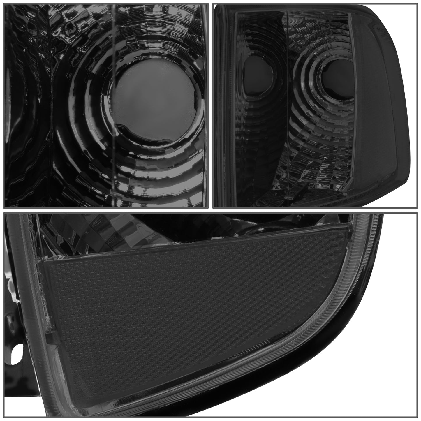 FAROS 94-01 DODGE RAM 1500 / 94-02 DODGE RAM 2500 , 3500 2/4-DOOR - DOES NOT FIT SPORT MODELS OR RAM VAN MODELS - SMOKE HOUSING / CLEAR CORNER - 9004 LOW BEAM / HIGH BEAM