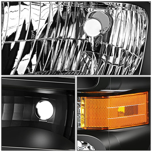 FAROS FORD E-150 2008-2014 / FORD E-250 2008-2014 / FORD E-350 SUPER DUTY 2008-2021 / FORD E-450 SUPER DUTY 2008-2021 / FORD F-650 2016-2021 / FORD F-750 2016-2021 - FITS MODELS WITHOUT FACTORY SEALED BEAM HEADLIGHTS - H13 HIGH / LOW BEAM / 168 SIDE