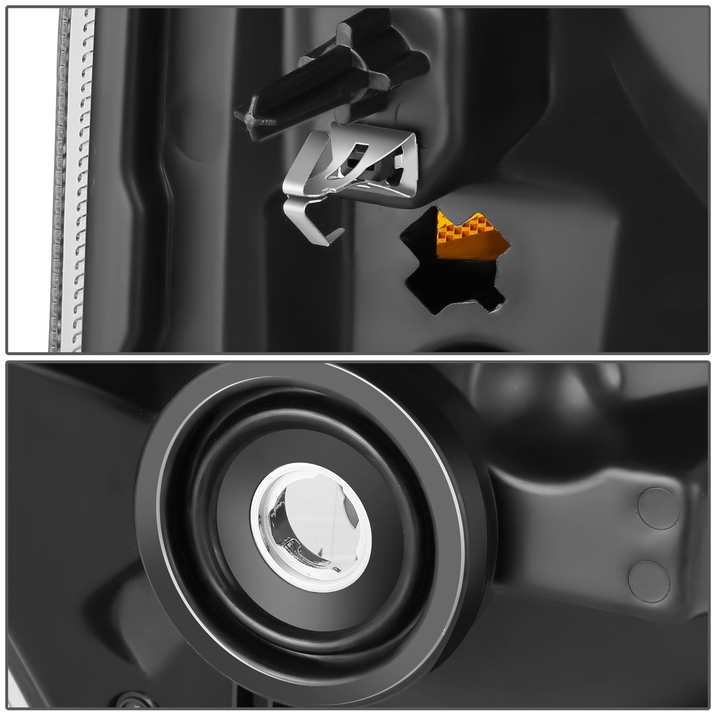 FAROS FORD E-150 2008-2014 / FORD E-250 2008-2014 / FORD E-350 SUPER DUTY 2008-2021 / FORD E-450 SUPER DUTY 2008-2021 / FORD F-650 2016-2021 / FORD F-750 2016-2021 - FITS MODELS WITHOUT FACTORY SEALED BEAM HEADLIGHTS - H13 HIGH / LOW BEAM / 168 SIDE