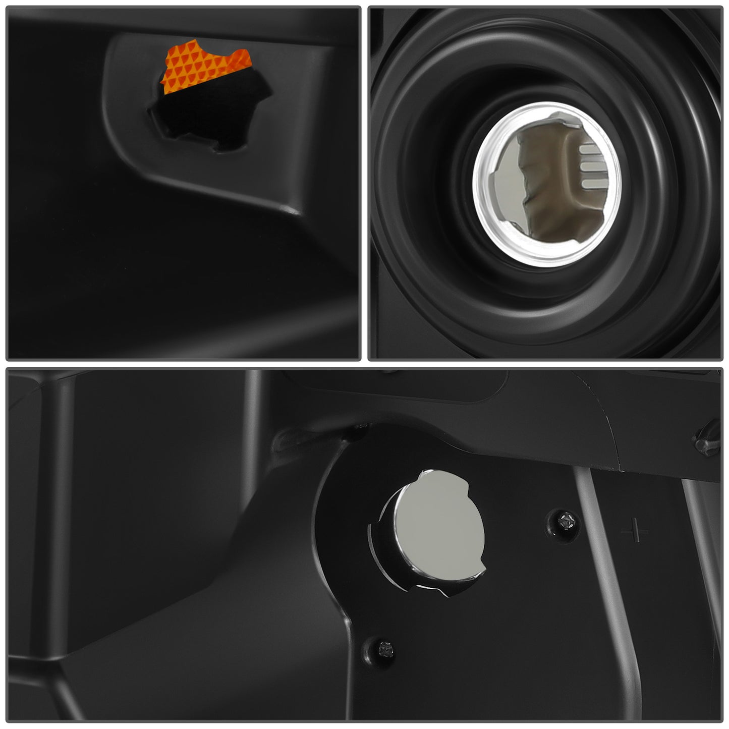 FAROS 04-08 FORD F-150 / 06-08 LINCOLN MARK LT - OE STYLE - H13 HIGH/LOW BEAM / 194 SIDE MARKER / 3157A TURN SIGNAL - CHROME HOUSING / SMOKED LENS / AMBER CORNER