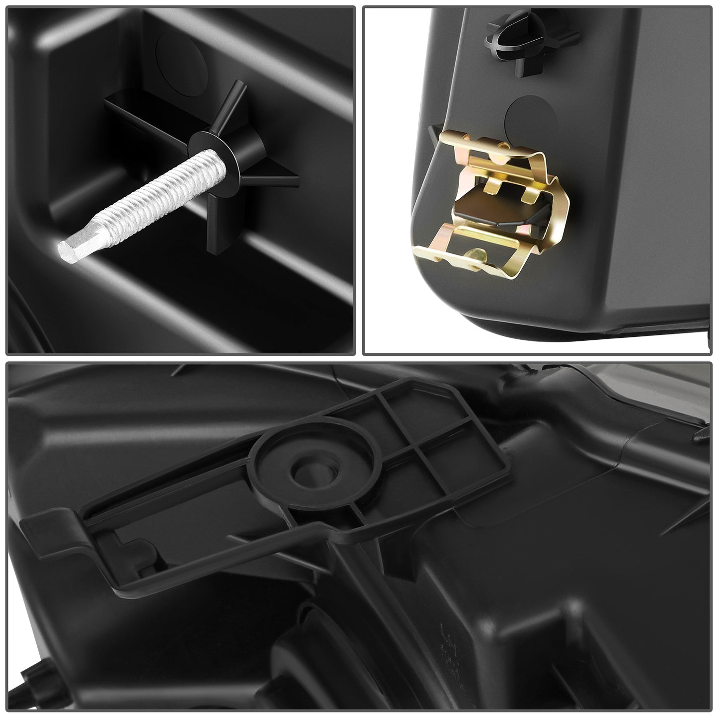 FAROS 04-08 FORD F-150 / 06-08 LINCOLN MARK LT - OE STYLE - H13 HIGH/LOW BEAM / 194 SIDE MARKER / 3157A TURN SIGNAL - CHROME HOUSING / SMOKED LENS / AMBER CORNER