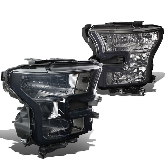 FAROS 15-17 FORD F-150 2/4-DOOR - ONLY FITS MODELS W/ COMPOSITE HEADLIGHTS - H11 LOW BEAM / 9005 HIGH BEAM / 7444NA TURN SIGNAL - SMOKE HOUSING / CLEAR CORNER