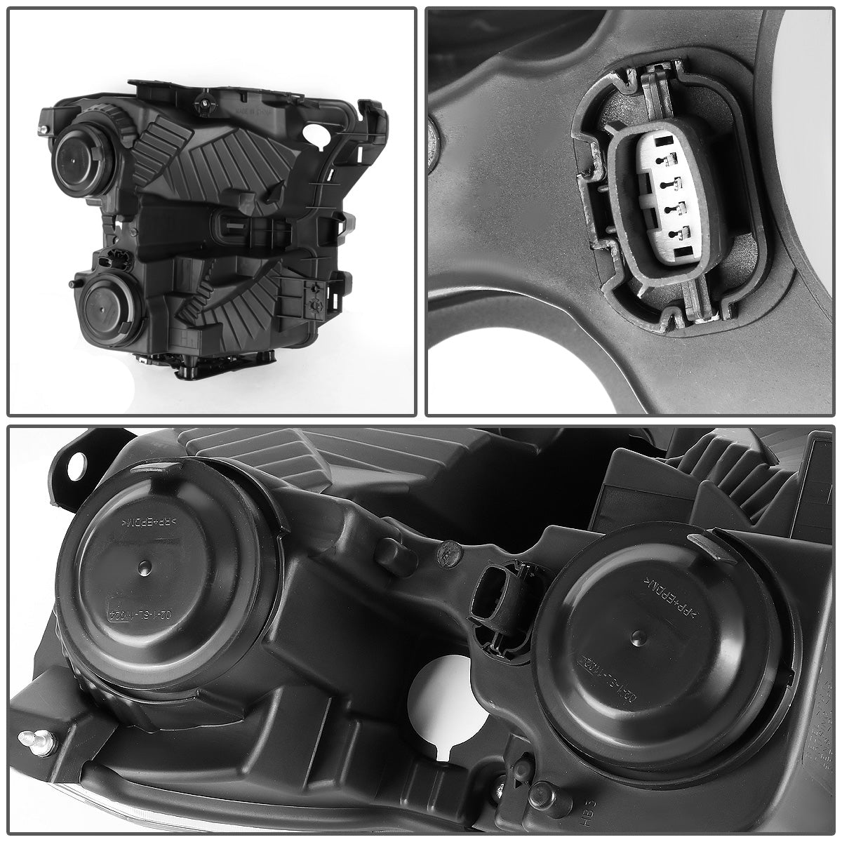 FAROS 15-17 FORD F-150 2/4-DOOR - ONLY FITS MODELS W/ COMPOSITE HEADLIGHTS - H11 LOW BEAM / 9005 HIGH BEAM / 7444NA TURN SIGNAL - SMOKE HOUSING / CLEAR CORNER