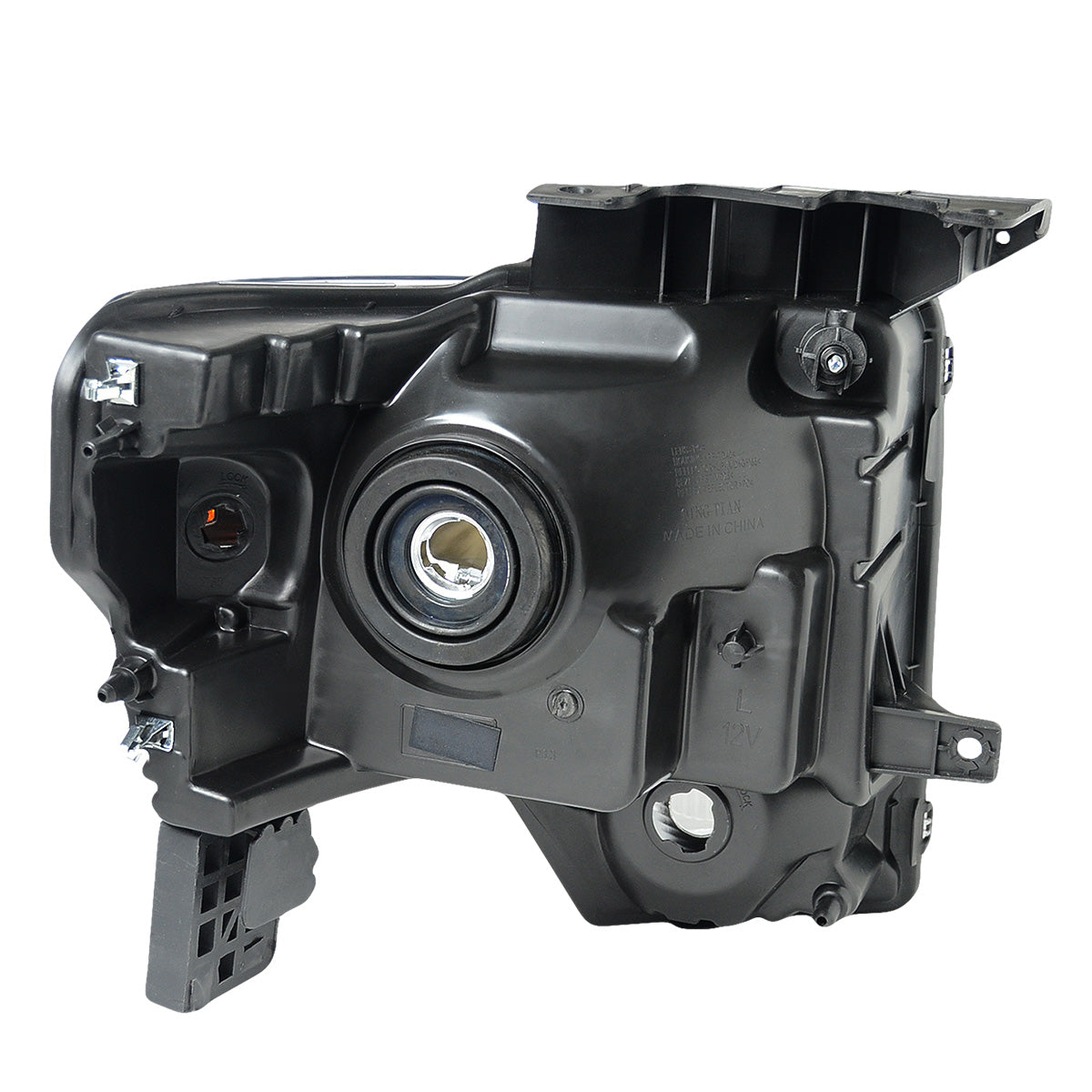 FAROS 09-14 FORD F-150 2/4-DR - FITS HALOGEN MODELS ONLY - DOES NOT FIT XENON OR HID MODEL - H13 LOW BEAM / HIGH BEAM / 3157A TURN SIGNAL - SMOKE HOUSING / AMBER CORNER