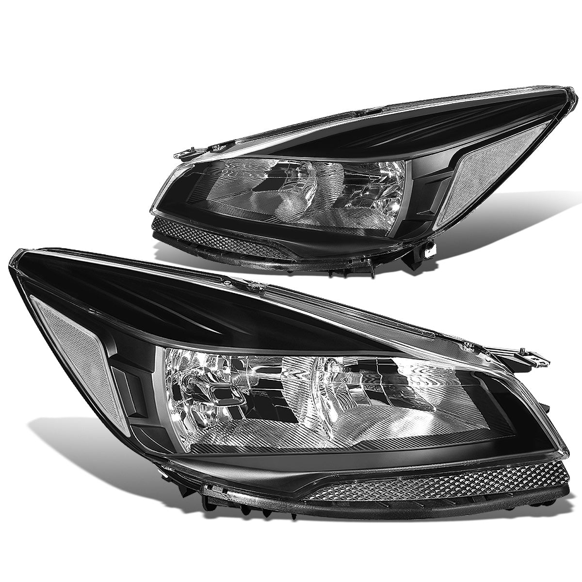 FAROS 13-16 FORD ESCAPE 4-DOOR - H11 LOW BEAM / 9005 HIGH BEAM - BLACK HOUSING / CLEAR CORNER