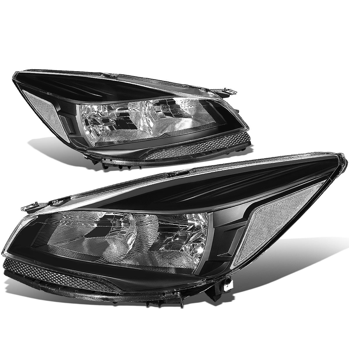 FAROS 13-16 FORD ESCAPE 4-DOOR - H11 LOW BEAM / 9005 HIGH BEAM - BLACK HOUSING / CLEAR CORNER
