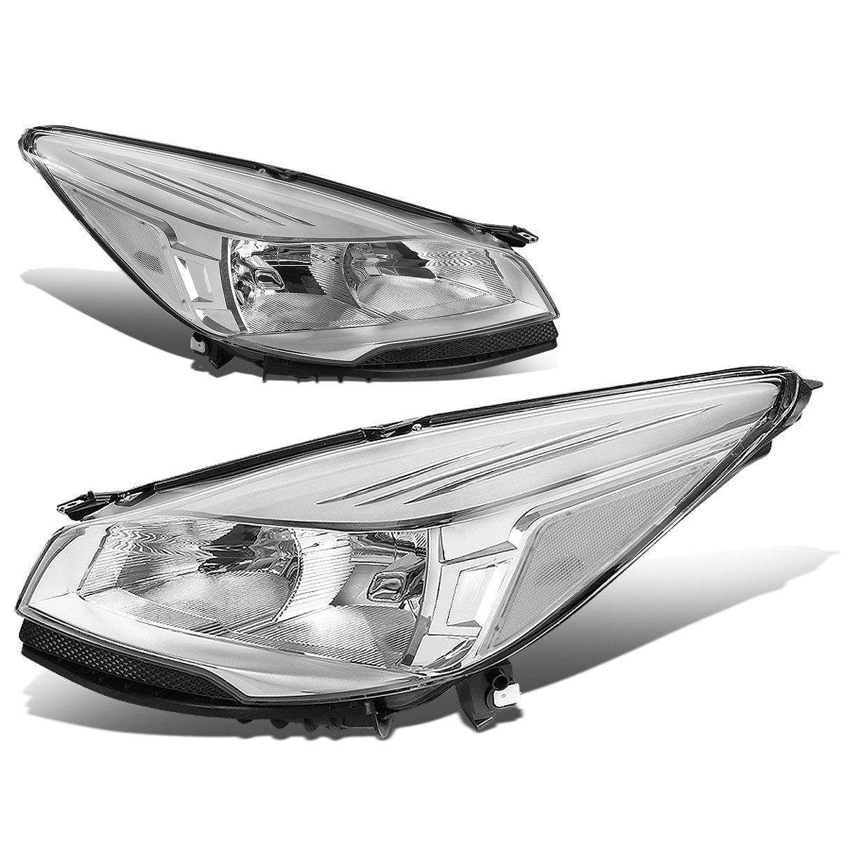 FAROS 13-16 FORD ESCAPE 4-DOOR - H11 LOW BEAM / 9005 HIGH BEAM - CHROME HOUSING / CLEAR CORNER