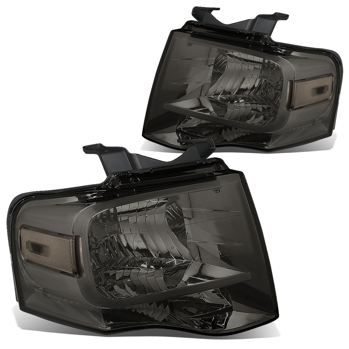 FAROS 07-14 FORD EXPEDITION 4-DOOR - H13 LOW BEAM / HIGH BEAM - SMOKE HOUSING / CLEAR CORNER