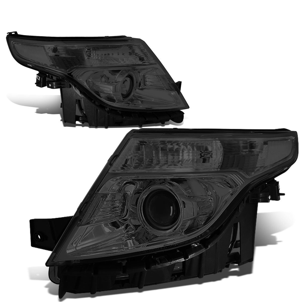 FAROS 11-15 FORD EXPLORER 4-DOOR - PROJECTOR - H7 LOW BEAM / HIGH BEAM - SMOKE HOUSING / CLEAR CORNER