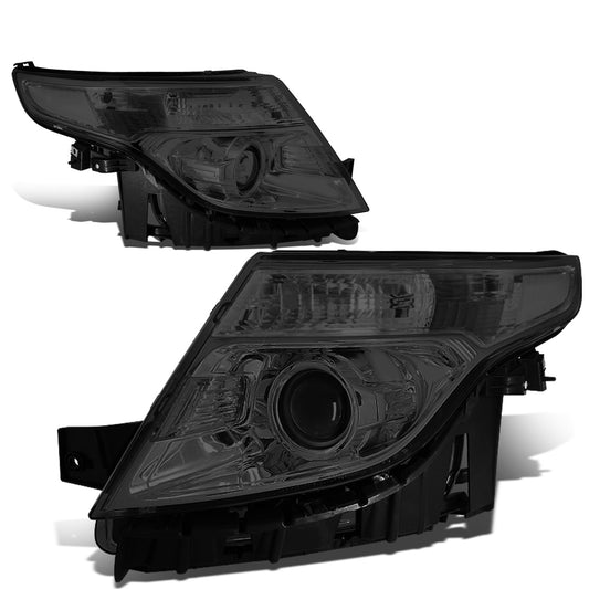 FAROS 11-15 FORD EXPLORER 4-DOOR - PROJECTOR - H7 LOW BEAM / HIGH BEAM - SMOKE HOUSING / CLEAR CORNER