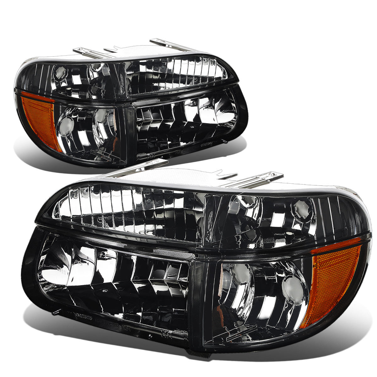 FAROS 95-01 FORD EXPLORER / 1997 MERCURY MOUNTAINEER 2/4-DOOR - 4PC - 9007 LOW BEAM / HIGH BEAM - SMOKE HOUSING / AMBER CORNER
