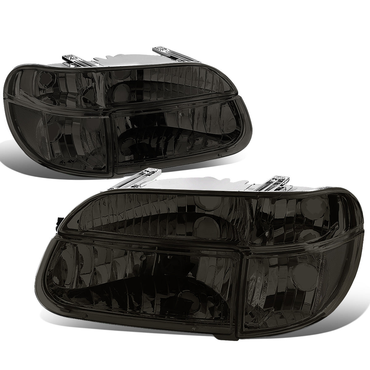 FAROS 95-01 FORD EXPLORER / 1997 MERCURY MOUNTAINEER 2/4-DOOR - 4PC - 9007 LOW BEAM / HIGH BEAM - SMOKE HOUSING / CLEAR CORNER