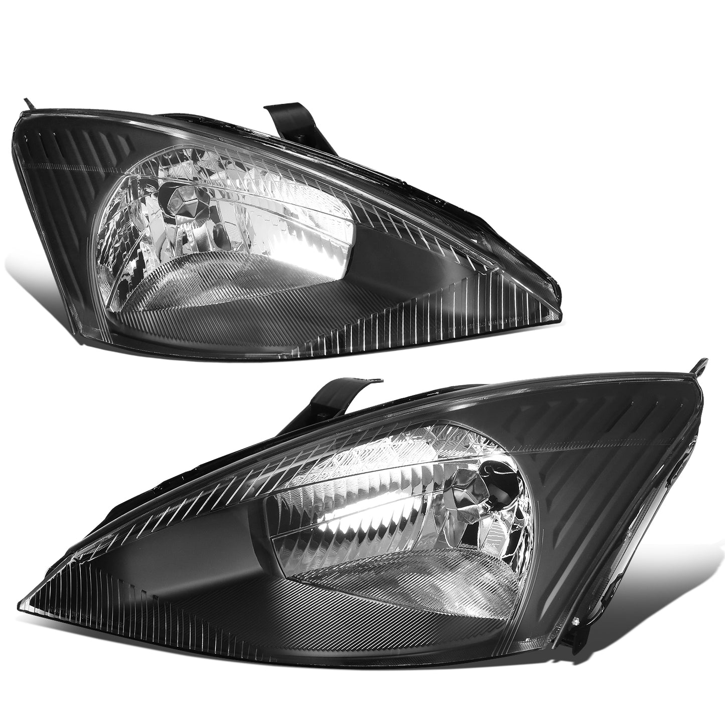 FAROS 03-04 FORD FOCUS -  OE STYLE - H13 HIGH/LOW BEAM - BLACK HOUSING / CLEAR CORNER