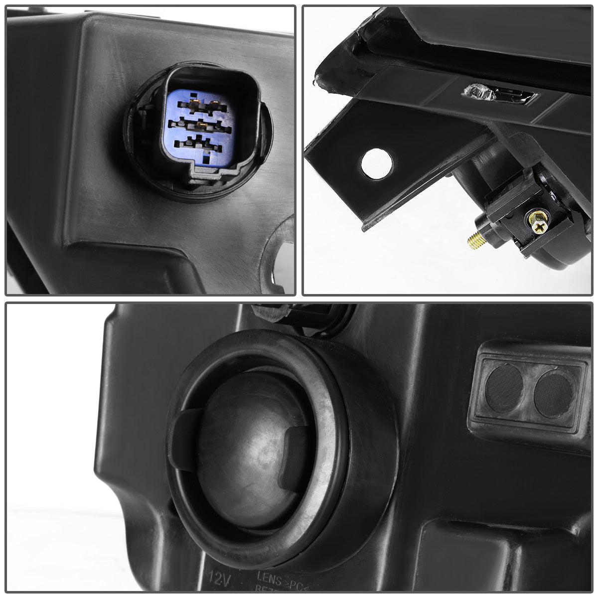 FAROS 05-07 FORD FOCUS 3/4/5-DOOR - BLACK HOUSING / CLEAR CORNER