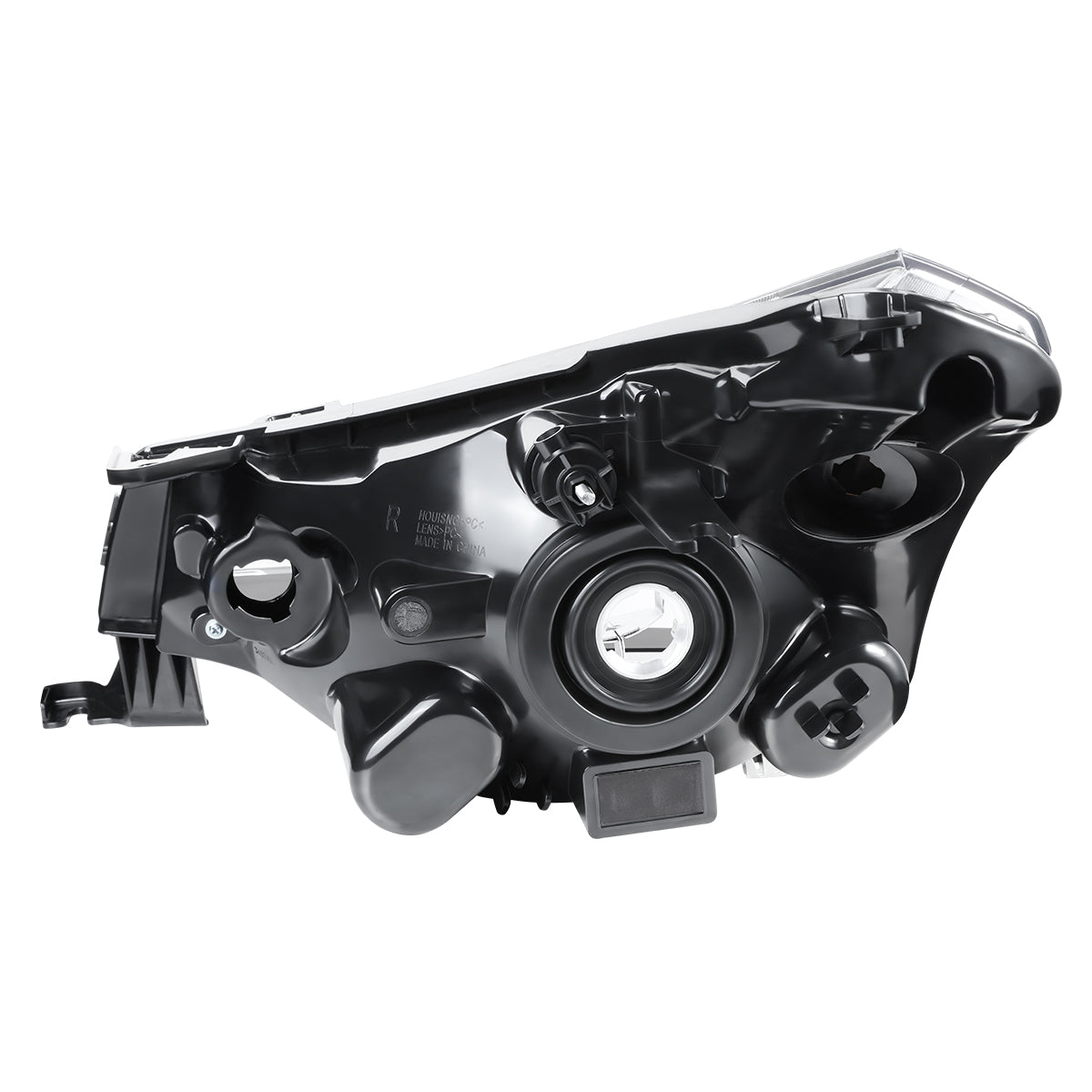 FAROS 08-11 FORD FOCUS - OE STYLE - H13 HIGH/LOW BEAM / 168 SIDE MARKER - FITS SEDAN / COUPE MODELS - BLACK HOUSING / CLEAR CORNER