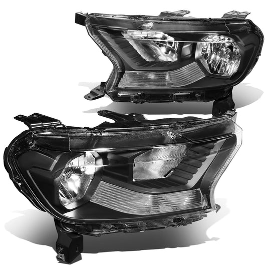 FAROS 19-23 FORD RANGER XL, XLT - FITS HALOGEN HEADLIGHT MODELS ONLY - BLACK HOUSING / CLEAR CORNER