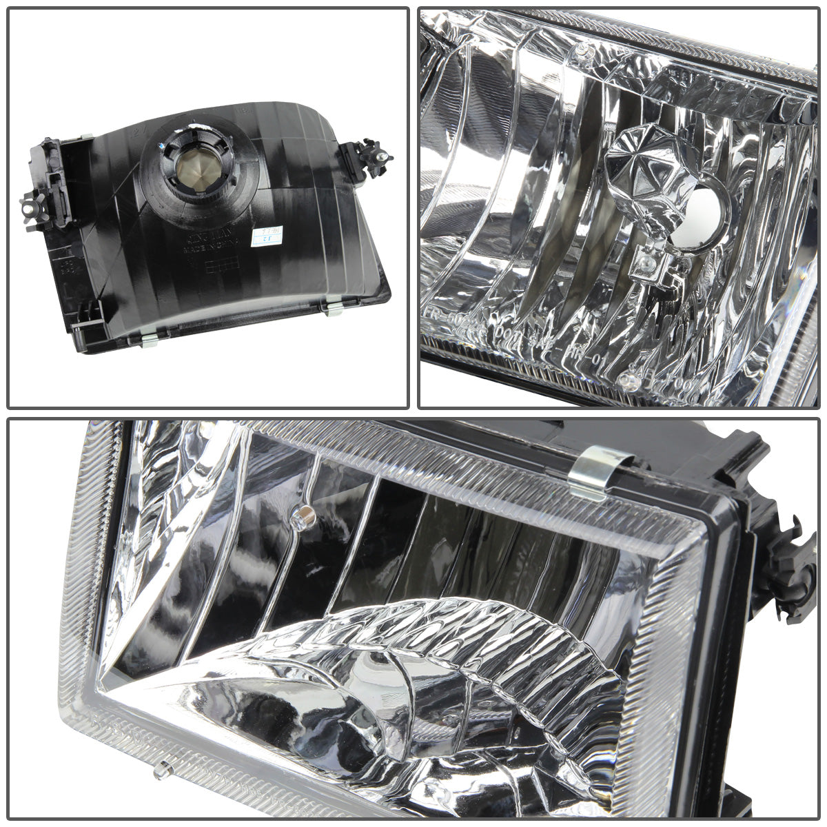 FAROS 93-97 FORD RANGER 2-DOOR - 9007 LOW BEAM / HIGH BEAM - CHROME HOUSING