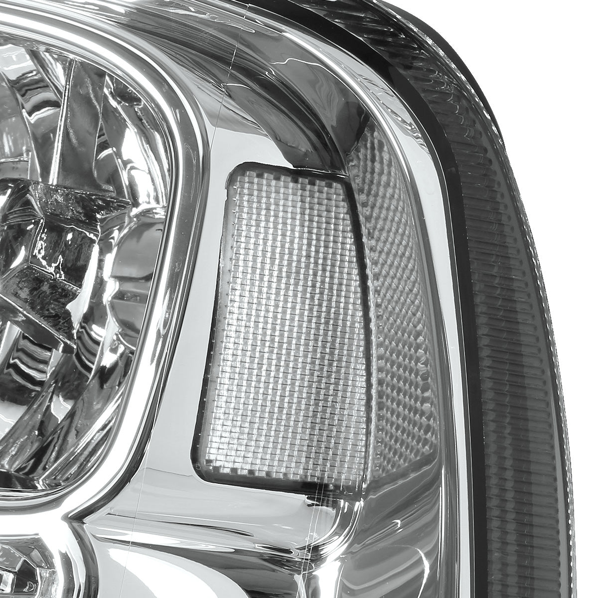 FAROS 05-07 FORD F-250, F-350, F-450, F-550 2/4-DOOR SUPER DUTY - H13 LOW BEAM / HIGH BEAM - CHROME HOUSING / CLEAR CORNER