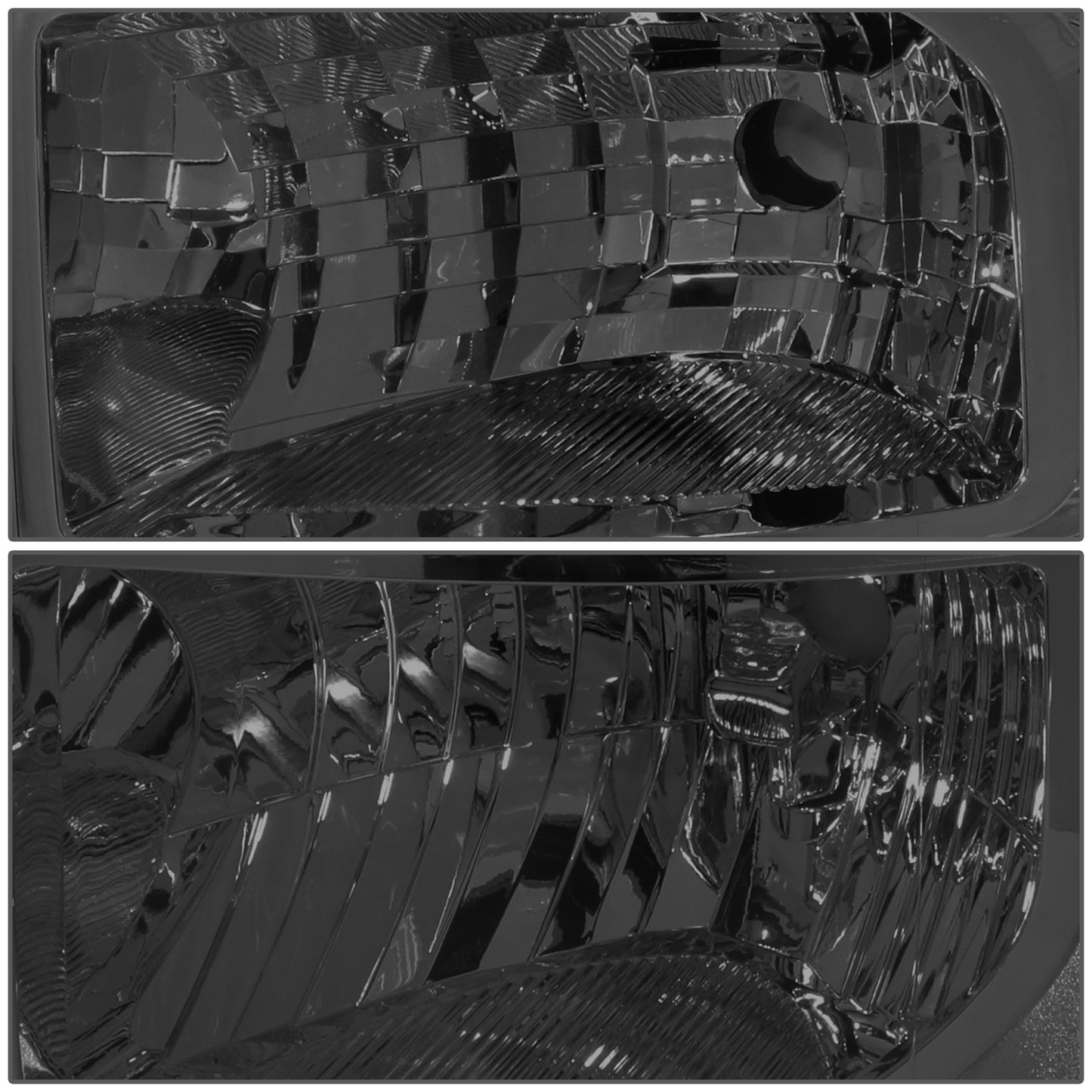 FAROS 11-16 FORD F-250, F-350, F-450, F-550 - SUPER DUTY 2/4-DOOR - H13 LOW BEAM / HIGH BEAM - SMOKE HOUSING / CLEAR CORNER