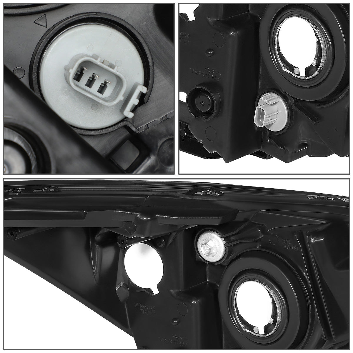 FAROS 16-17 HONDA ACCORD SEDAN - FITS EX, EX-L, SE SPORT MODELS WITH HALOGEN HEADLIGHTS & LED DRL - PROJECTOR - H11 LOW / 9005 HIGH / 7444NA SIGNAL - BLACK HOUSING / AMBER CORNER