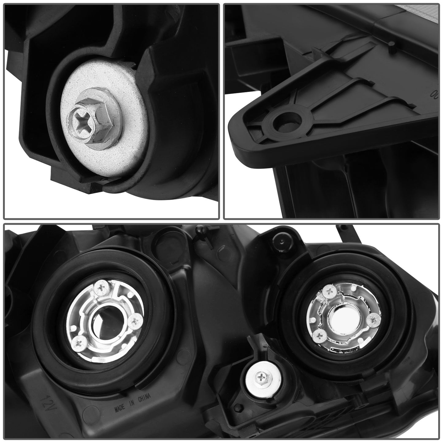 FAROS 04-05 HONDA CIVIC 2/4-DOOR - DOES NOT FIT CIVIC SI 3-DOOR MODELS - OE STYLE - 9006 LOW BEAM / 9005 HIGH BEAM - CHROME HOUSING / AMBER CORNER