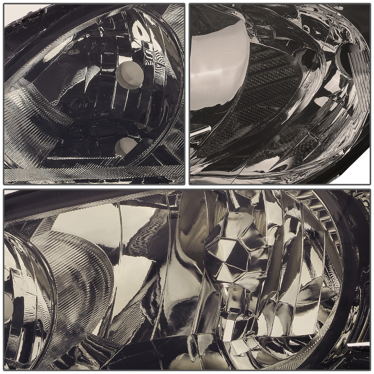 FAROS 04-05 HONDA CIVIC 2/4-DOOR - DOES NOT FIT CIVIC SI 3-DOOR MODELS - OE STYLE - 9006 LOW BEAM / 9005 HIGH BEAM - SMOKE HOUSING / AMBER CORNER