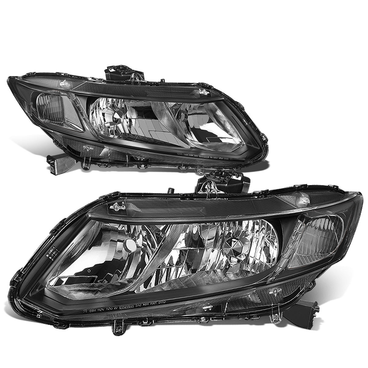 FAROS 12-15 HONDA CIVIC - 9006 LOW BEAM / 9005 HIGH BEAM - BLACK HOUSING / CLEAR CORNER