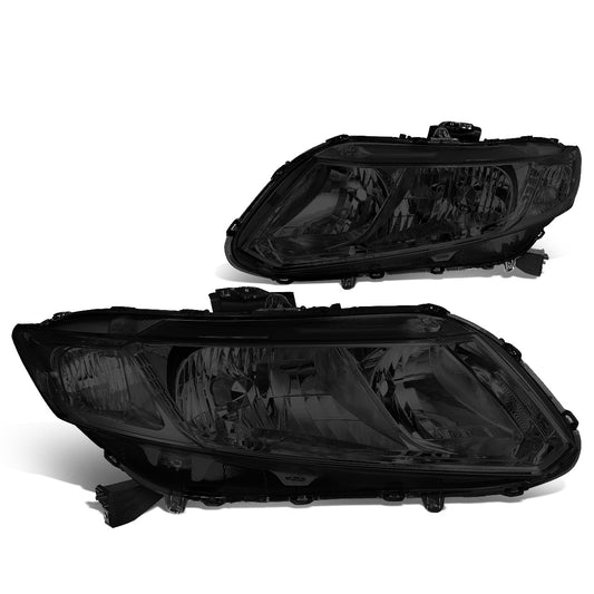 FAROS 12-15 HONDA CIVIC - 9006 LOW BEAM / 9005 HIGH BEAM - SMOKE HOUSING / CLEAR CORNER