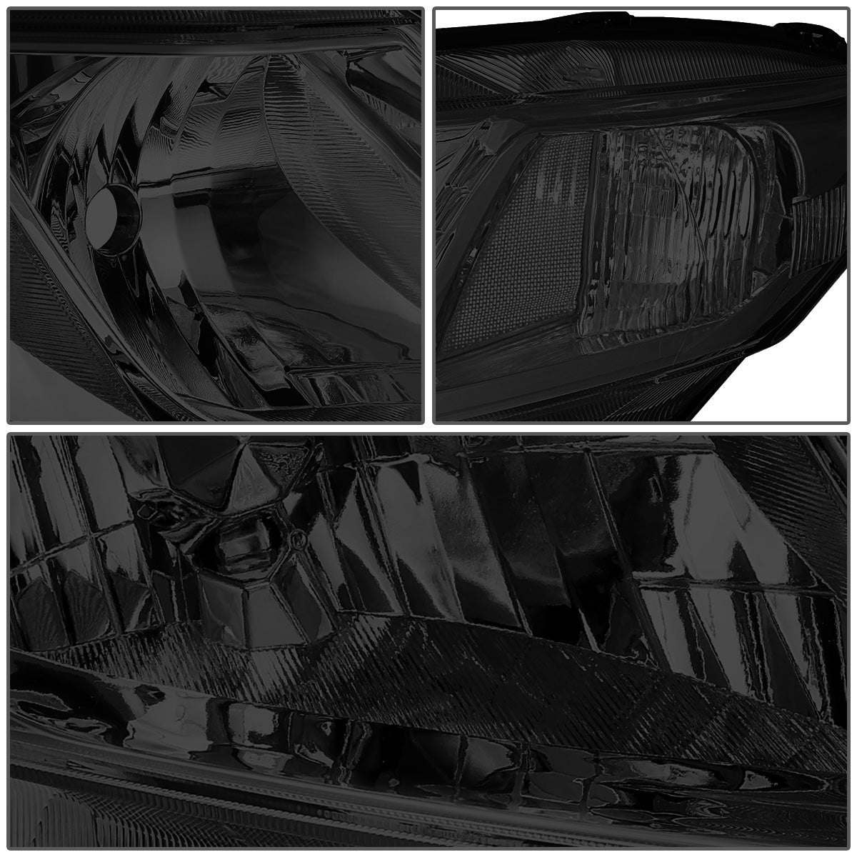 FAROS 12-15 HONDA CIVIC - 9006 LOW BEAM / 9005 HIGH BEAM - SMOKE HOUSING / CLEAR CORNER