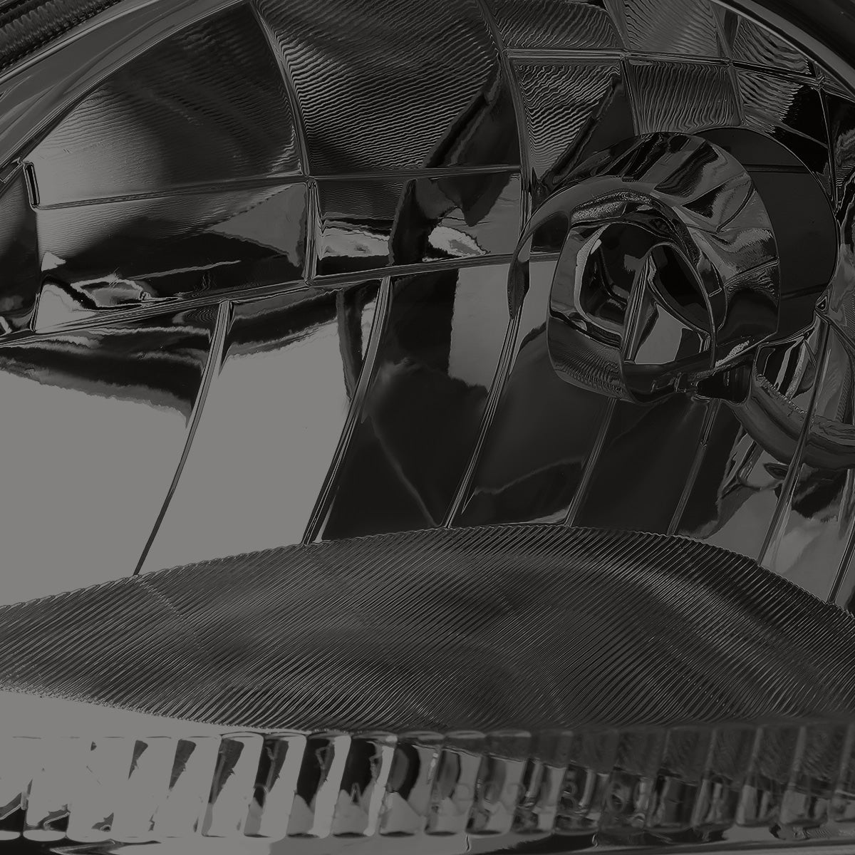 FAROS 96-98 HONDA CIVIC 2/3/4-DOOR - H4 LOW BEAM / HIGH BEAM - SMOKE HOUSING / AMBER CORNER