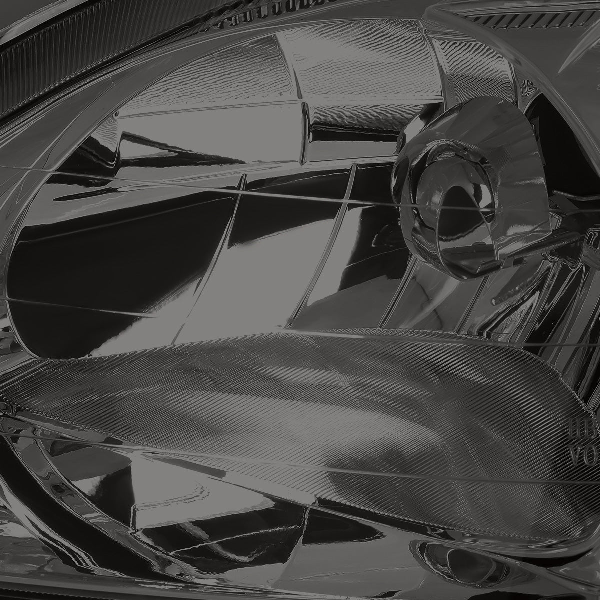 FAROS 99-00 HONDA CIVIC 2/3/4-DOOR - H4 LOW BEAM / HIGH BEAM - SMOKE HOUSING / CLEAR CORNER