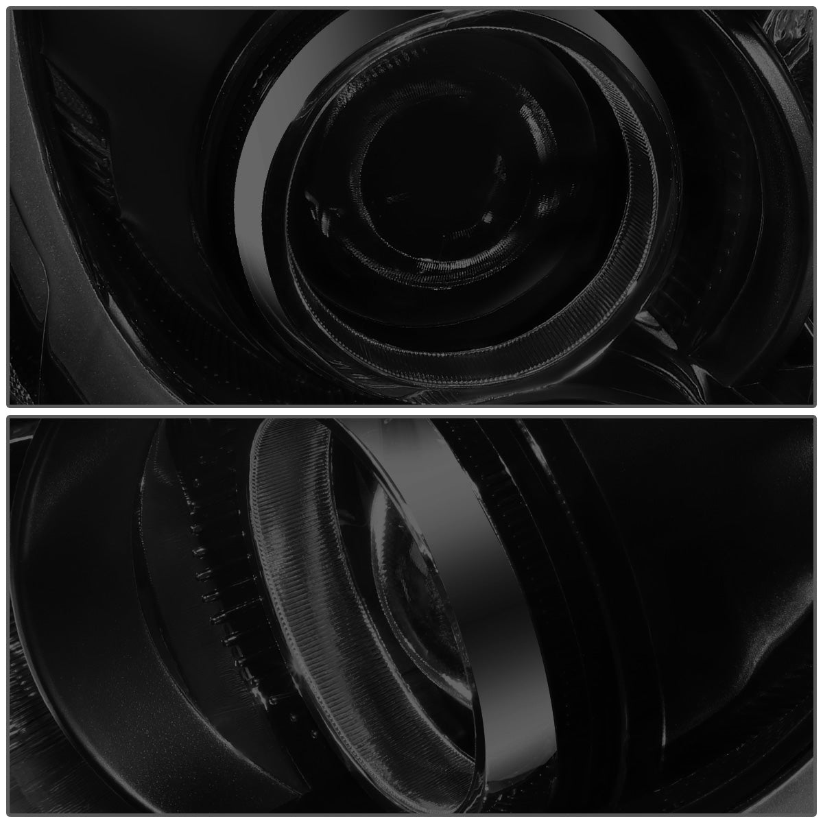 FAROS 17-18 HYUNDAI ELANTRA - PROJECTOR LOW BEAM - 9005 HIGH / H7 LOW PY21W SIGNAL - SMOKE HOUSING / CLEAR CORNER