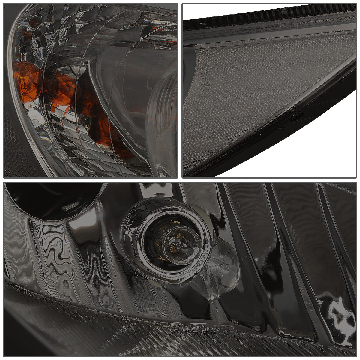 FAROS 11-14 HYUNDAI SONATA 4-DOOR - PROJECTOR - H7 LOW BEAM / HIGH BEAM - SMOKE HOUSING / CLEAR CORNER