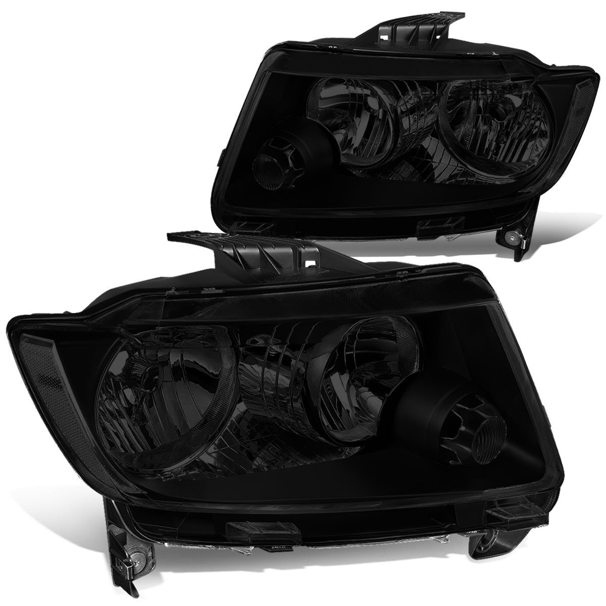 FAROS 11-13 JEEP GRAND CHEROKEE - H11 LOW BEAM / 9005 HIGH BEAM - BLACK HOUSING / CLEAR CORNER / SMOKE LENS