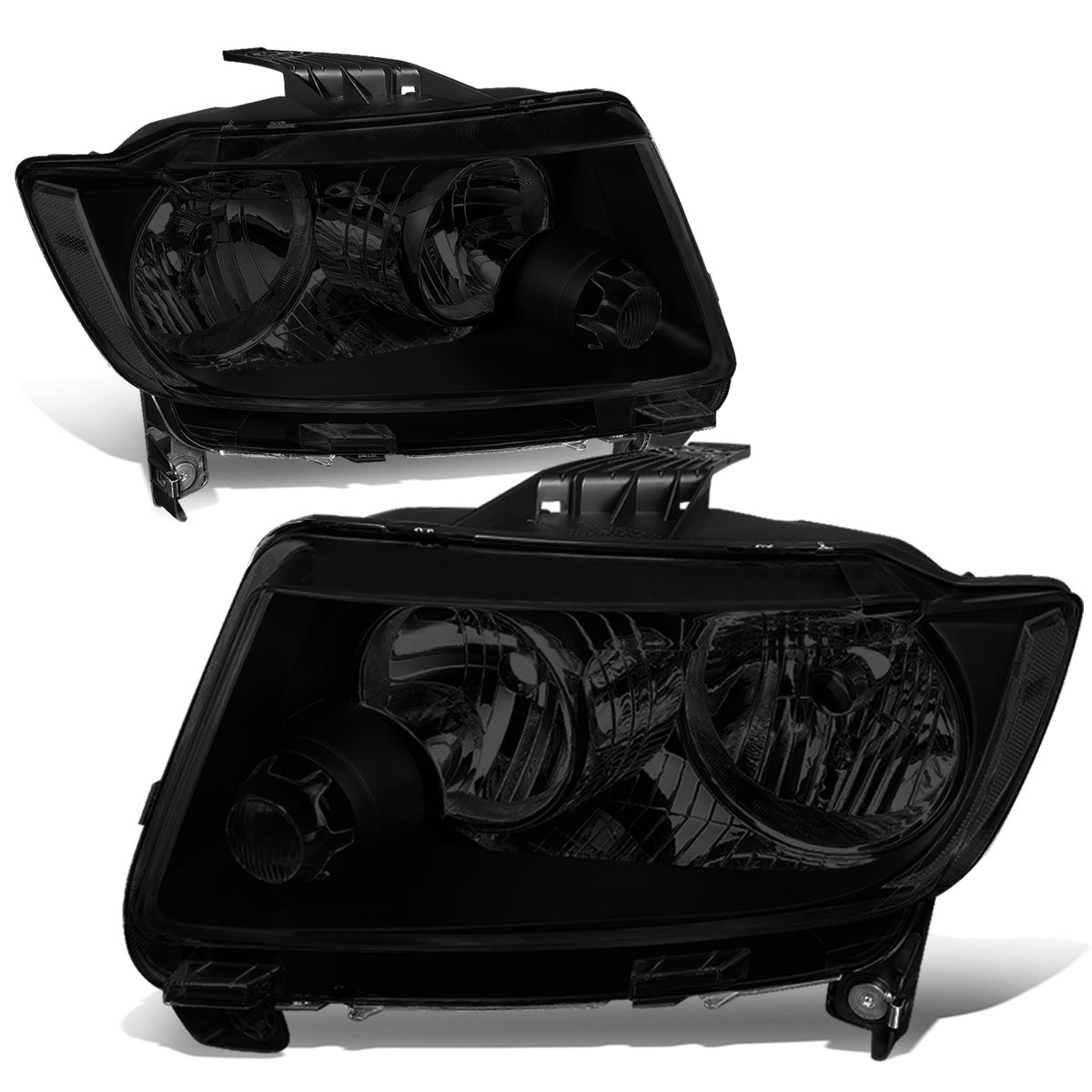 FAROS 11-13 JEEP GRAND CHEROKEE - H11 LOW BEAM / 9005 HIGH BEAM - BLACK HOUSING / CLEAR CORNER / SMOKE LENS