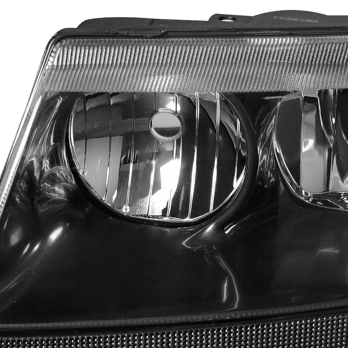 FAROS 99-04 JEEP GRAND CHEROKEE 4-DOOR - 9006 LOW BEAM / 9005 HIGH BEAM - BLACK HOUSING / CLEAR CORNER