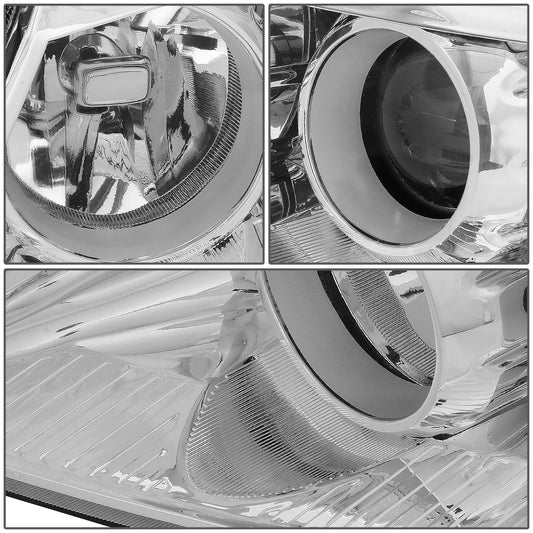 FAROS 11-13 KIA SORENTO - OE STYLE - H11 LOW BEAM / H1 HIGH BEAM / 2357A TURN SIGNAL - CHROME HOUSING / CLEAR CORNER