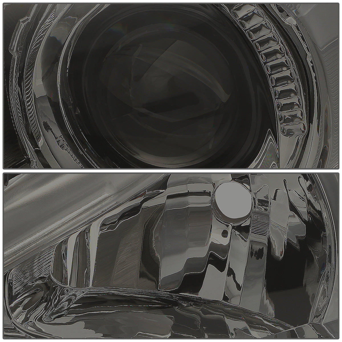 FAROS 14-16 MAZDA 3 4-DOOR - PROJECTOR - H11 LOW BEAM / 9005 HIGH BEAM - SMOKE HOUSING / AMBER CORNER