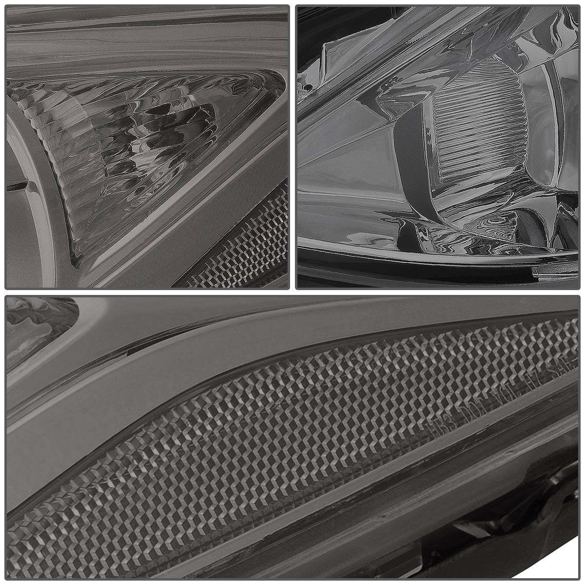 FAROS 14-16 MAZDA 3 4-DOOR - PROJECTOR - H11 LOW BEAM / 9005 HIGH BEAM - SMOKE HOUSING / CLEAR CORNER