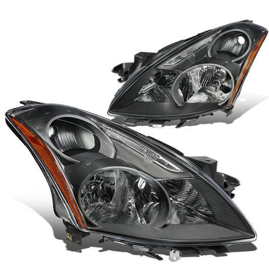 FAROS 10-12 NISSAN ALTIMA SEDAN - FITS MODELS W/ HALOGEN HEADLIGHTS ONLY - H11 LOW / H9 HIGH - BLACK HOUSING / AMBER CORNER