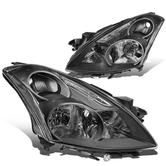 FAROS 10-12 NISSAN ALTIMA SEDAN - FITS MODELS W/ HALOGEN HEADLIGHTS ONLY - H11 LOW / H9 HIGH - BLACK HOUSING / CLEAR CORNER