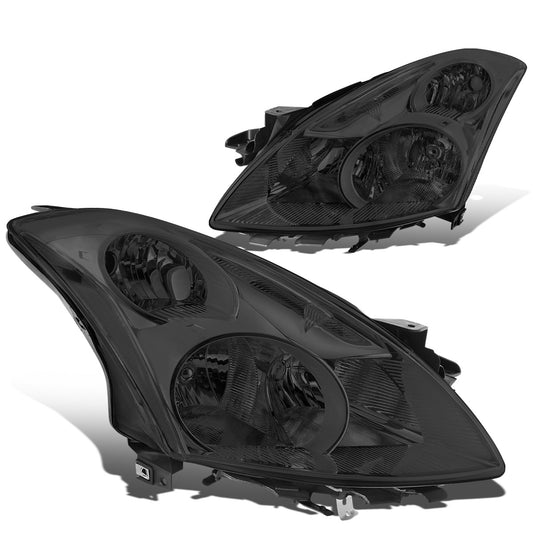 FAROS 10-12 NISSAN ALTIMA SEDAN - FITS MODELS W/ HALOGEN HEADLIGHTS ONLY - H11 LOW / H9 HIGH - SMOKE HOUSING / CLEAR CORNER