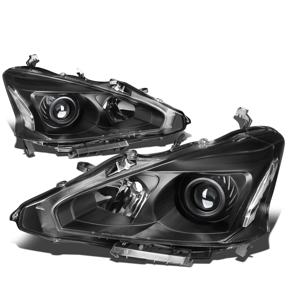 FAROS 13-15 NISSAN ALTIMA - H11 LOW BEAM / H9 HIGH BEAM - BLACK HOUSING / CLEAR CORNER