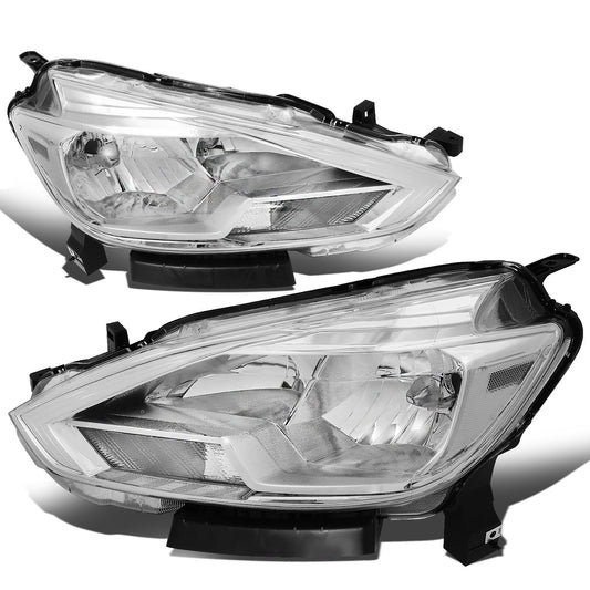 FAROS 16-18 NISSAN SENTRA - FITS MODELS W/ FACTORY HALOGEN HEADLIGHTS - OE STYLE - H11 LOW BEAM / H9 HIGH BEAM - CHROME HOUSING / CLEAR CORNER