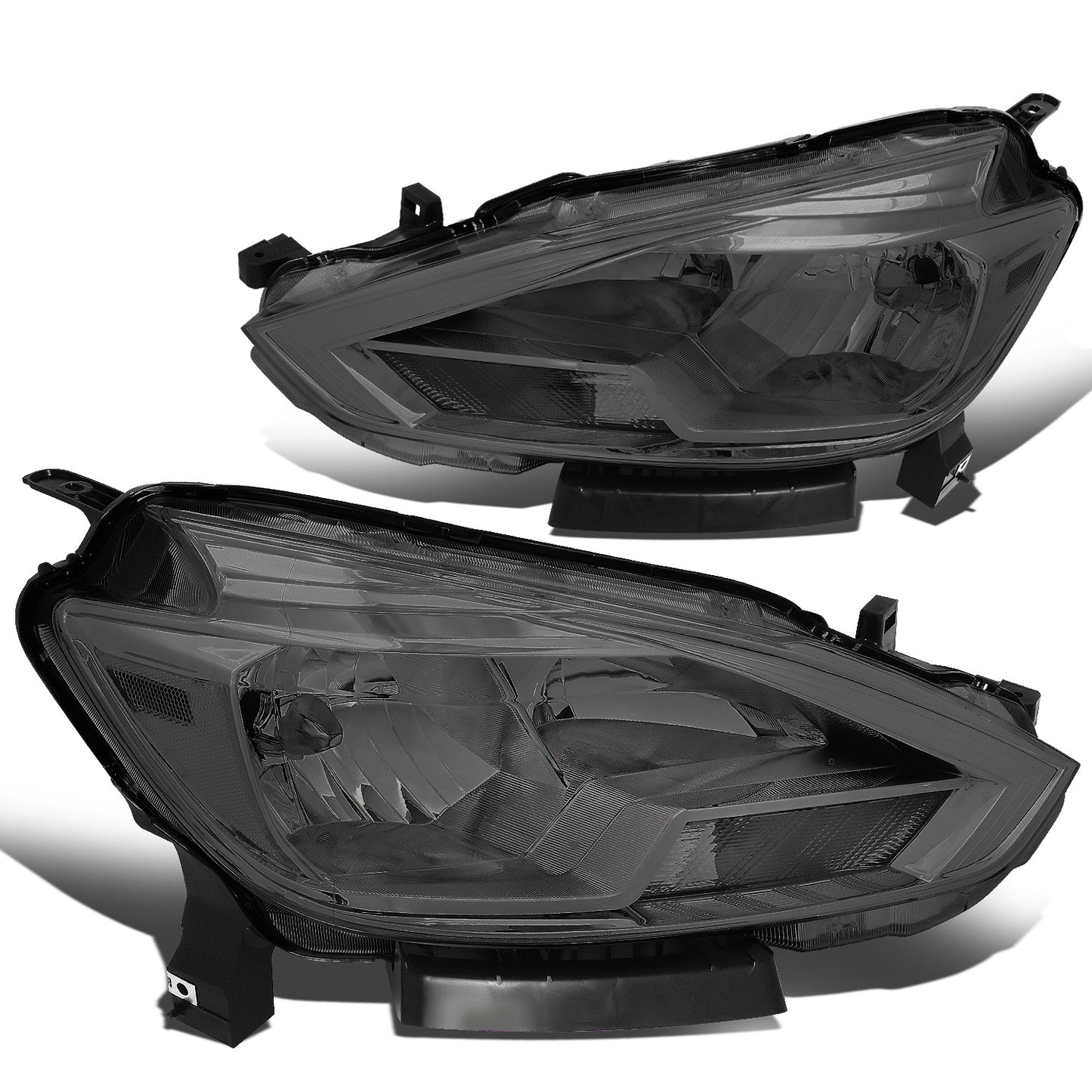 FAROS 16-18 NISSAN SENTRA - FITS MODELS W/ FACTORY HALOGEN HEADLIGHTS - OE STYLE - H11 LOW BEAM / H9 HIGH BEAM - CHROME HOUSING / SMOKED LENS / CLEAR CORNER