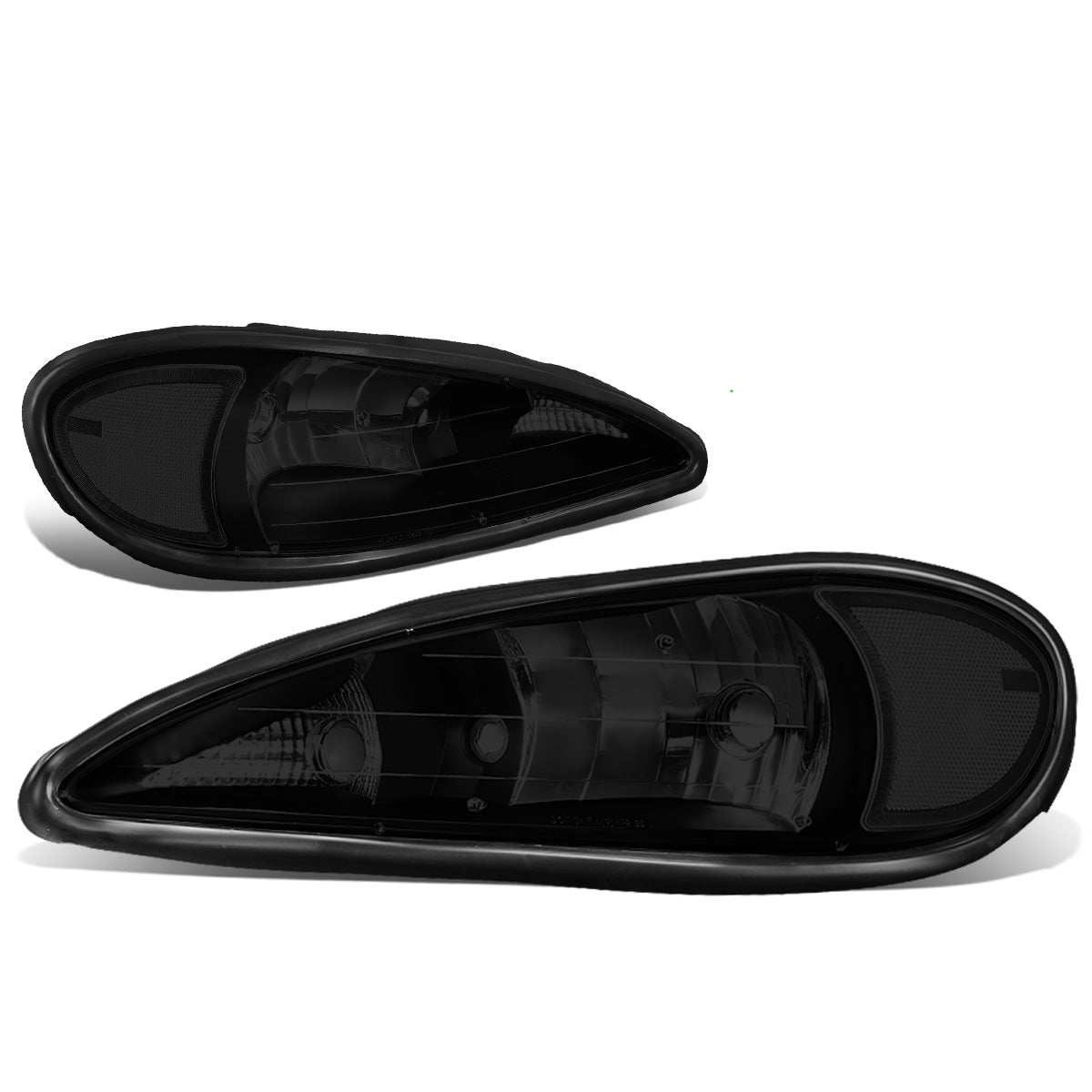 FAROS 99-05 PONTIAC GRAND AM - 9007 HIGH BEAM / LOW BEAM - BLACK HOUSING / SMOKE LENS / CLEAR CORNER