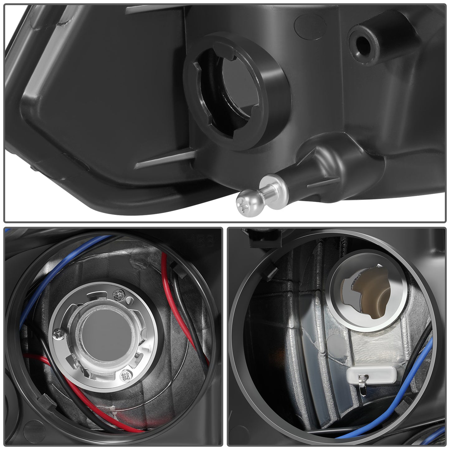 FAROS 09-10 DODGE RAM 1500 / 2010 DODGE RAM 2500 / 2010 DODGE RAM 3500 / 11-12 RAM 1500 / 11-12 RAM 2500 / 11-12 RAM 3500 - FITS MODELS WITH QUAD BEAM HALOGEN HEADLIGHTS - 9005 HIGH BEAM / H11 LOW BEAM / 3157NA TURN SIGNAL - SMOKED HOUSING / CLEAR CORNER