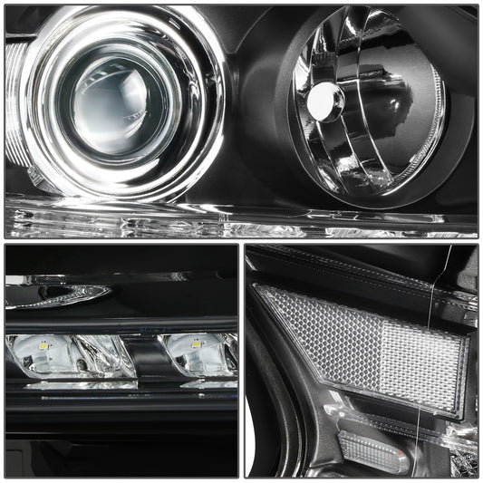 FAROS 13-15 LEXUS RX350, RX450H - FITS MODELS W/ HALOGEN HEADLIGHTS ONLY - PROJECTOR - H11 LOW BEAM / 9005 HIGH BEAM/ 168 SIDE MARKER / 7440A SIGNAL - CHROME HOUSING / CLEAR CORNER