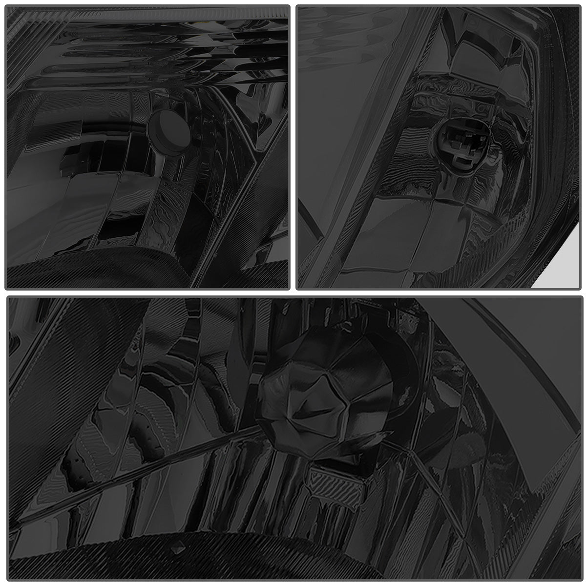 FAROS 09-13 SUBARU FORESTER - FITS MODELS W/ HALOGEN HEADLIGHTS ONLY - 9006 LOW BEAM / 9005 HIGH BEAM - SMOKE HOUSING / CLEAR CORNER