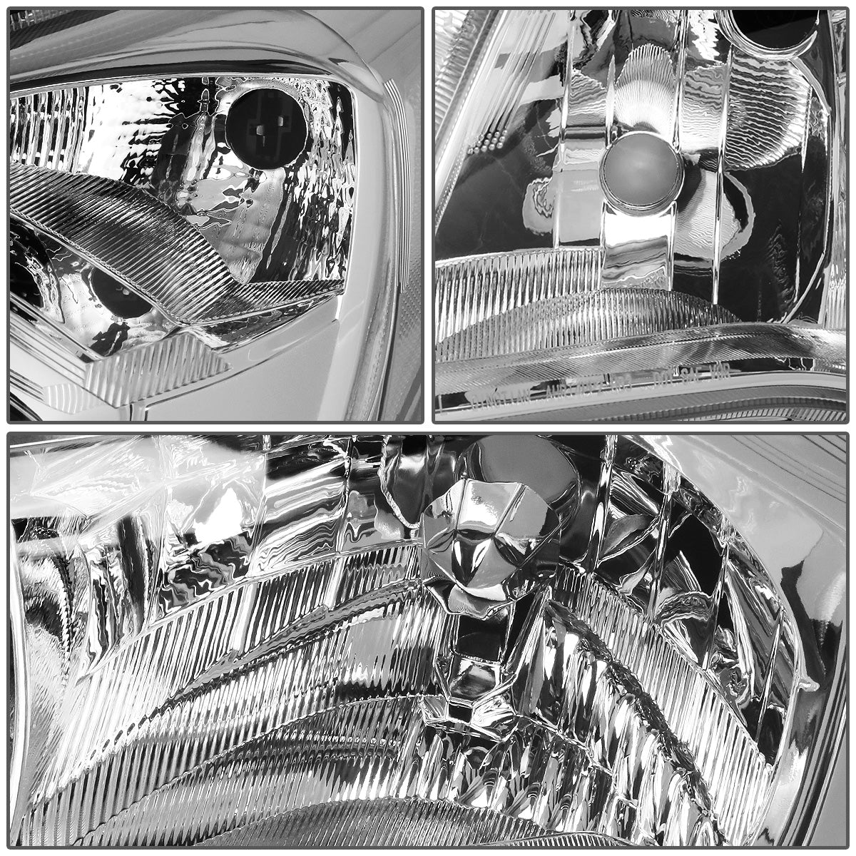 FAROS 14-16 SUBARU FORESTER - ONLY FITS MODELS W/ HALOGEN HEADLIGHTS - H11 LOW BEAM / 9005 HIGH BEAM / 7440 SIGNAL / 168 MARKER - CHROME HOUSING / CLEAR CORNER